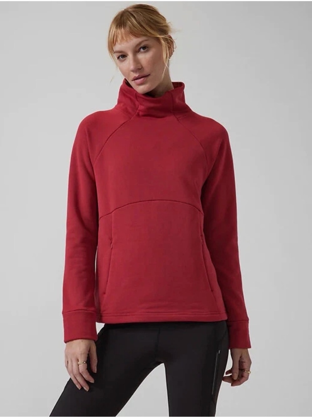ATHLETA Altitude Polartec Funnel Neck Sweatshirt